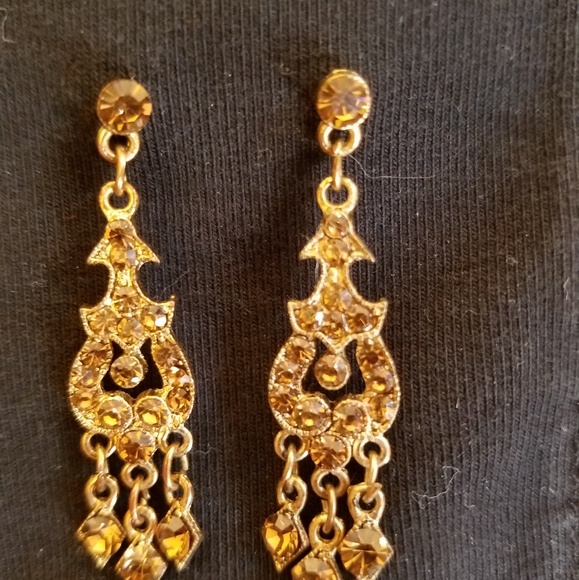 Boutique Jewelry - Gold and topaz color / 3 for $30